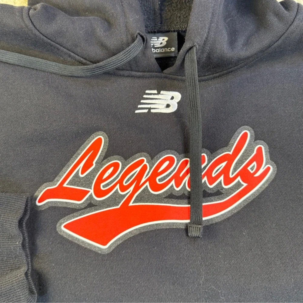New Balance Jordan 17 Legends Black Hoodie Sweatshirt Pullover‎ Mens Size XL